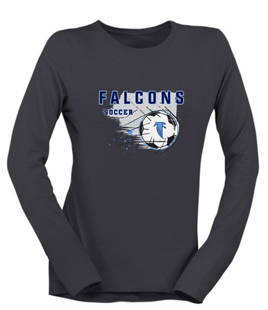 West Rowan Falcons Soccer #2 Women's Premium LS T-Shirt
