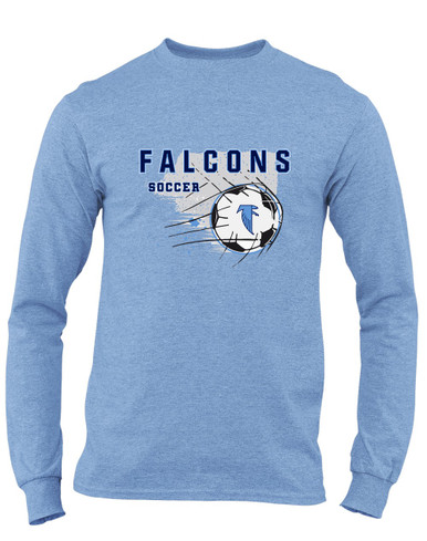 West Rowan Falcons Soccer #2 Men's LS T-Shirt