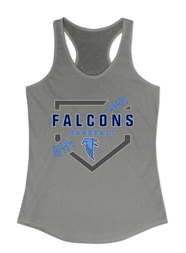 West Rowan Falcons Baseball #2 Women's Tank Top