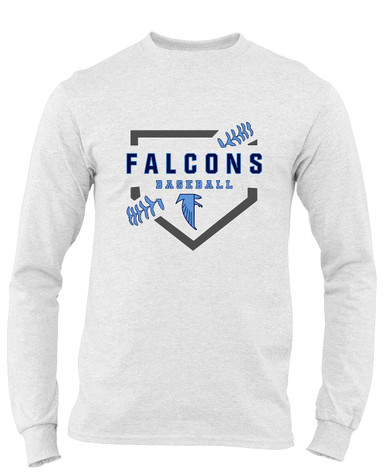 West Rowan Falcons Baseball #2 Men's Premium LS T-Shirt