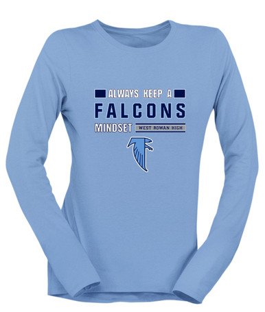 West Rowan Falcons Mindset Women's LS T-Shirt