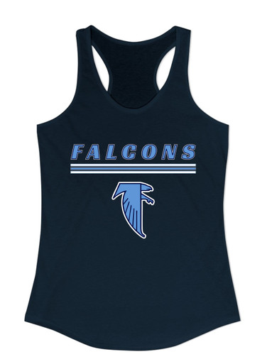 West Rowan Falcons Mascot #8 Women's Tank Top
