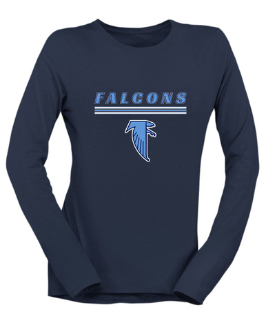West Rowan Falcons Mascot #8 Women's Premium LS T-Shirt