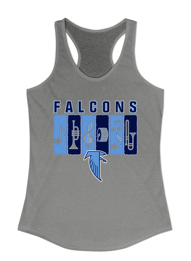 West Rowan Falcons Band # 2 Women's Tank Top