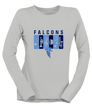 West Rowan Falcons Band # 2 Women's Premium LS T-Shirt