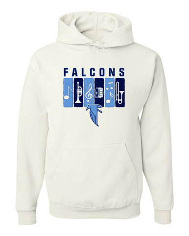 West Rowan Falcons Band # 2 Men's Premium Hoodie