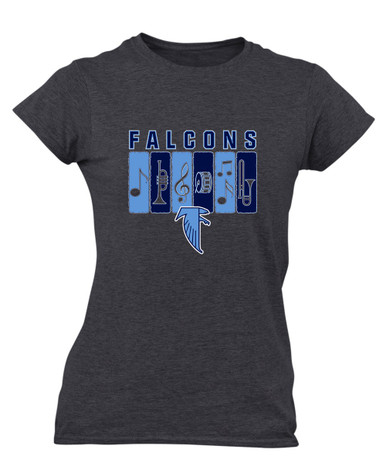 West Rowan Falcons Band # 2 Women's Premium SS T-Shirt