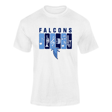 West Rowan Falcons Band # 2 Men's SS T-Shirt