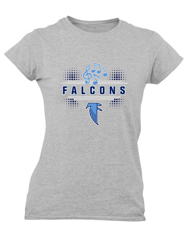 West Rowan Falcons Band # 3 Women's SS T-Shirt