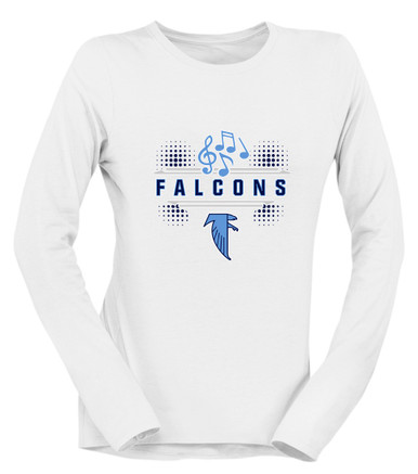 West Rowan Falcons Band # 3 Women's Premium LS T-Shirt