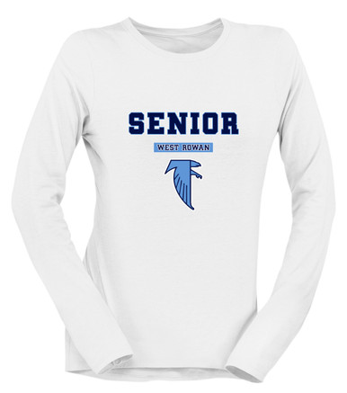 West Rowan Falcons Senior #2 Women's LS T-Shirt