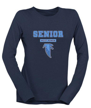 West Rowan Falcons Senior #2 Women's Premium LS T-Shirt