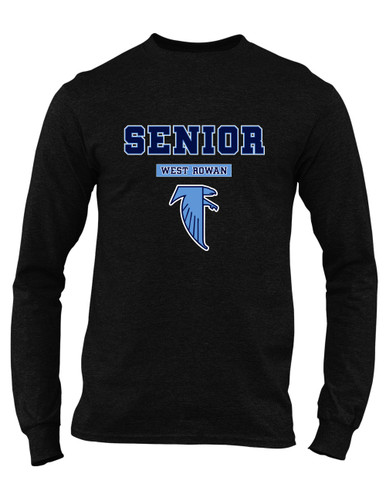 West Rowan Falcons Senior #2 Men's Premium LS T-Shirt