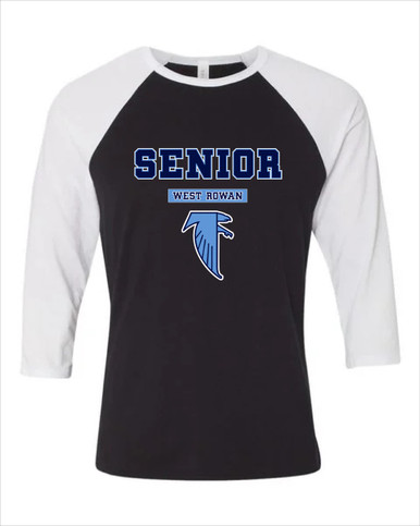 West Rowan Falcons Senior #2 Men's Baseball T-Shirt