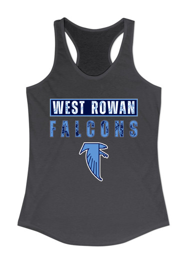 West Rowan Falcons Mascot #9 Women's Tank Top