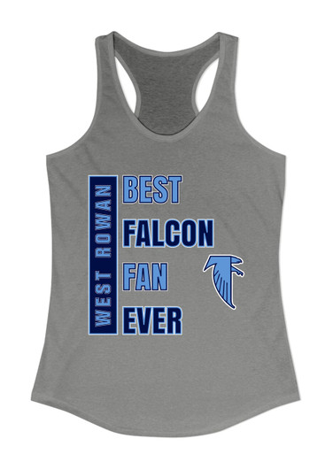 West Rowan Falcons Best Falcon Fan Women's Tank Top