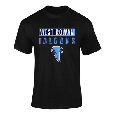 West Rowan Falcons Mascot #9 Men's SS T-Shirt