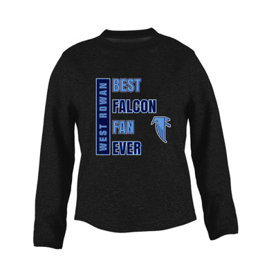 West Rowan Falcons Best Falcon Fan Women's Sweatshirt
