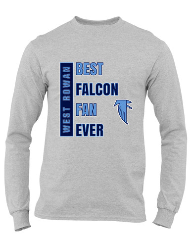 West Rowan Falcons Best Falcon Fan Men's Premium LS T-Shirt