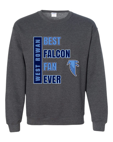 West Rowan Falcons Best Falcon Fan Men's Sweatshirt