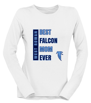 West Rowan Falcons Best Falcon Mom Women's Premium LS T-Shirt