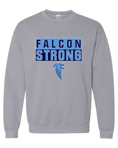 West Rowan Falcons Strong #1 Men's Sweatshirt
