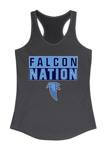 West Rowan Falcons Nation #1 Women's Tank Top