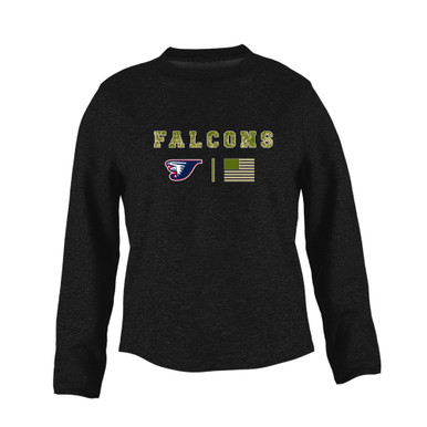 Jordan Falcons Camo Flag Women's Sweatshirt