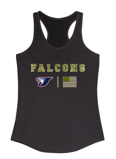 Jordan Falcons Camo Flag Women's Tank Top