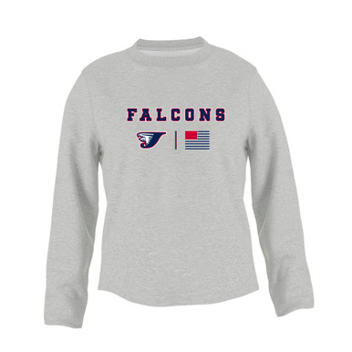 Jordan Falcons Team Colors Flag Women's Sweatshirt