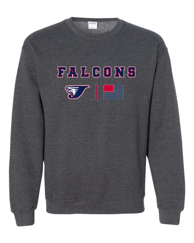 Jordan Falcons Team Colors Flag Men's Sweatshirt
