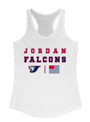 Jordan Falcons Spirit Flag Women's Tank Top