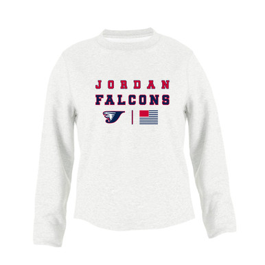 Jordan Falcons Spirit Flag Women's Sweatshirt