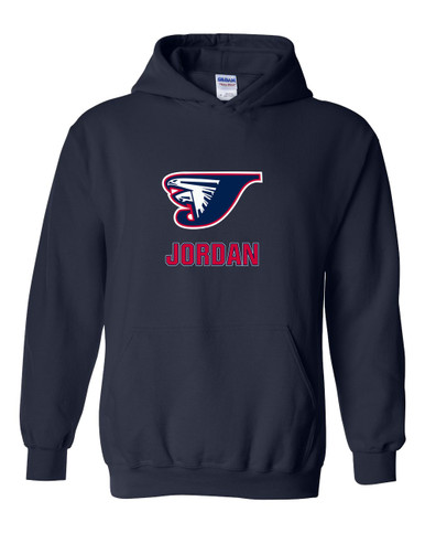 Jordan Falcons Mascot #2 Men's Hoodie