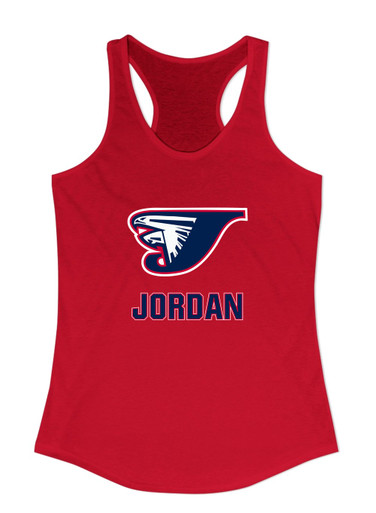 Jordan Falcons Mascot #2 Women's Tank Top