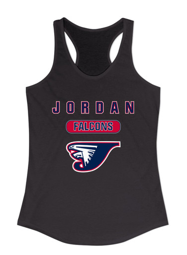 Jordan Falcons Mascot #3 Women's Tank Top