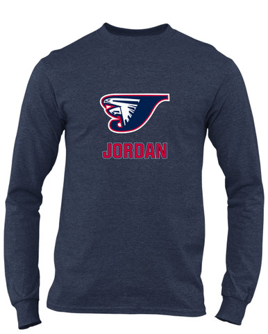 Jordan Falcons Mascot #2 Men's Premium LS T-Shirt
