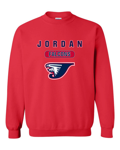 Jordan Falcons Mascot #3 Men's Sweatshirt