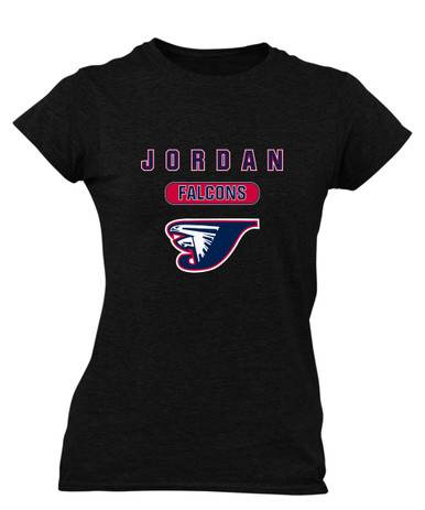 Jordan Falcons Mascot #3 Women's SS T-Shirt