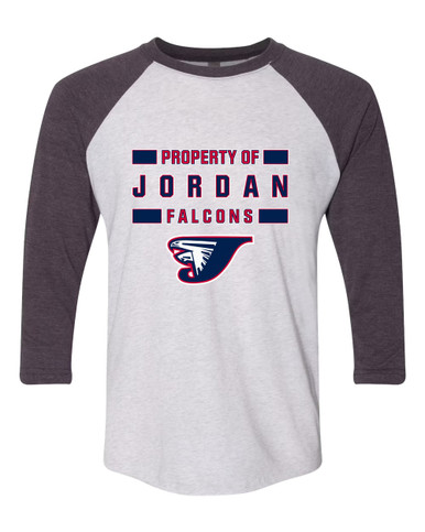 Jordan Falcons Property Of Women's Baseball T-Shirt
