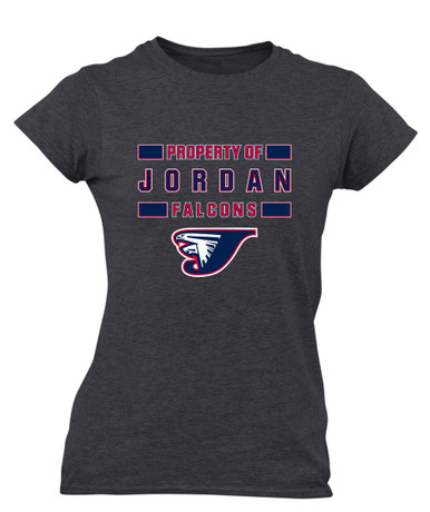 Jordan Falcons Property Of Women's Premium SS T-Shirt