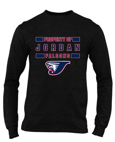 Jordan Falcons Property Of Men's LS T-Shirt
