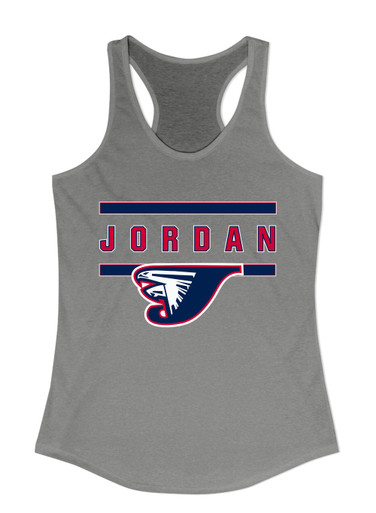 Jordan Falcons Mascot #4 Women's Tank Top