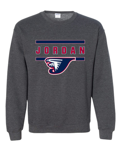 Jordan Falcons Mascot #4 Men's Sweatshirt