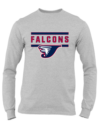 Jordan Falcons Mascot #5 Men's Premium LS T-Shirt
