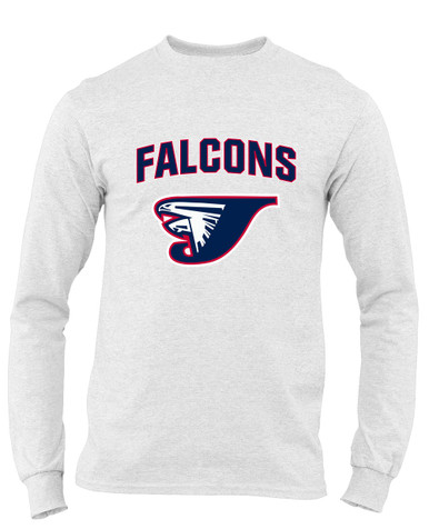 Jordan Falcons Mascot #6 Men's LS T-Shirt