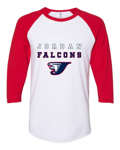 Jordan Falcons Spirit Women's Baseball T-Shirt