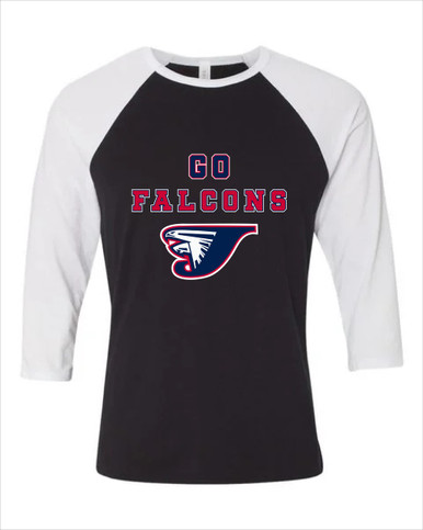 Jordan Falcons Go Team Women's Baseball T-Shirt