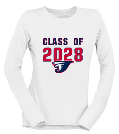 Jordan Falcons Class of 2028 Women's LS T-Shirt