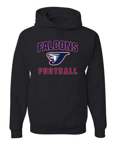 Jordan Falcons Football #1 Men's Premium Hoodie
